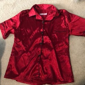 Red PJ top